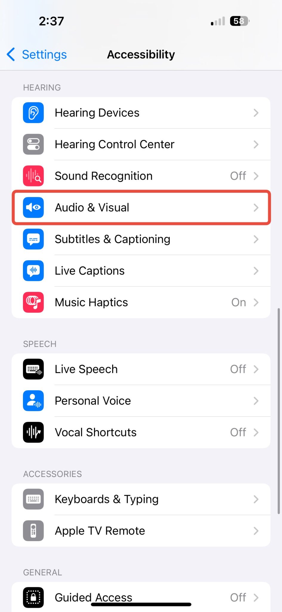 cara tunjuk volume control iphone ios 18.2