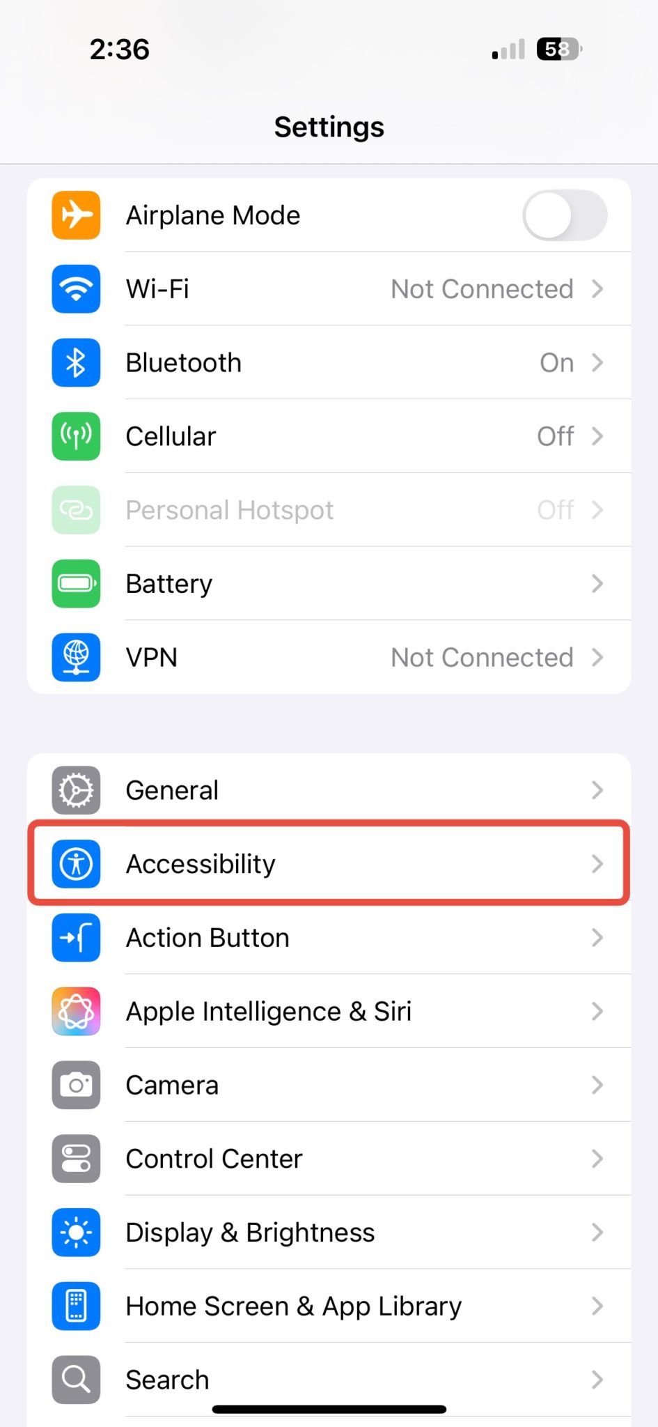 cara tunjuk volume control iphone ios 18.2