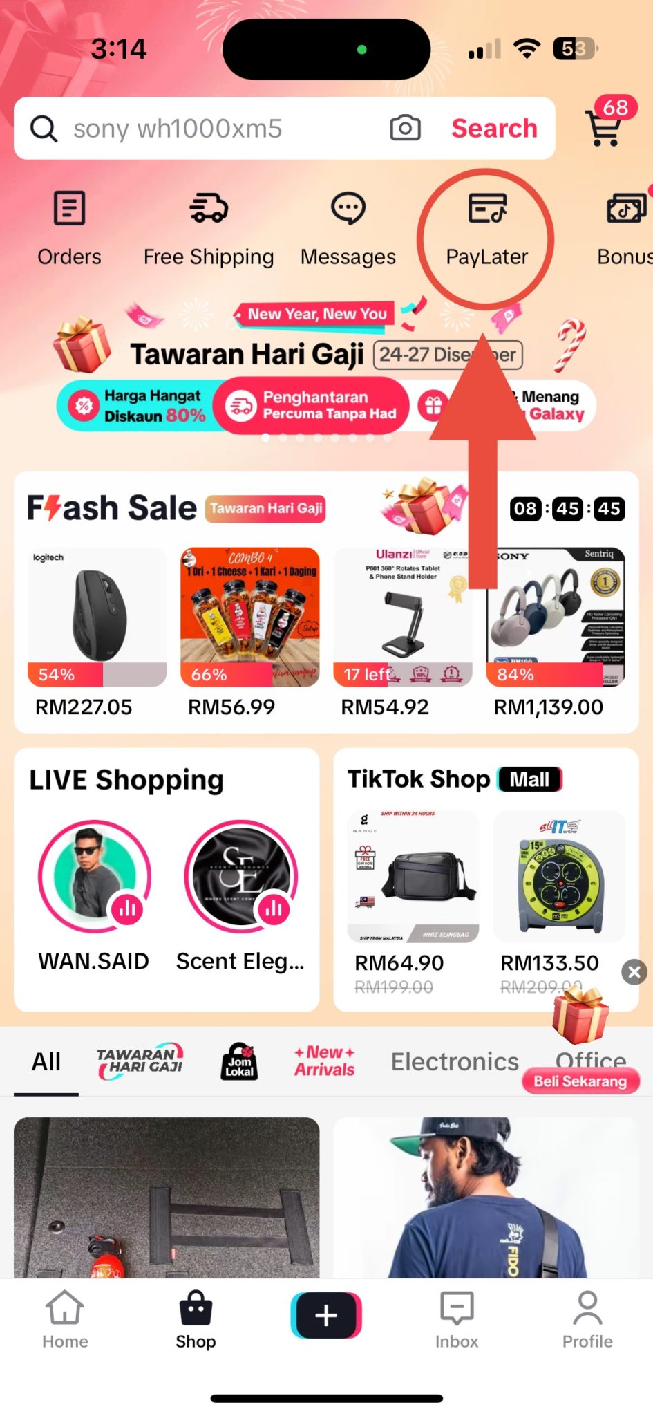 tiktok paylater malaysia 2