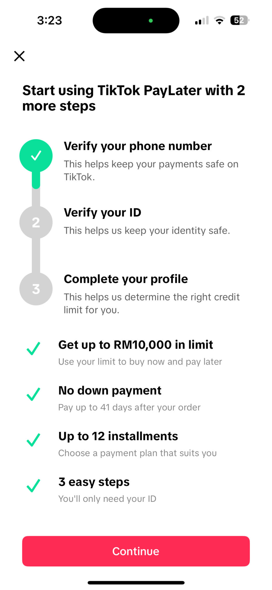 tiktok paylater malaysia