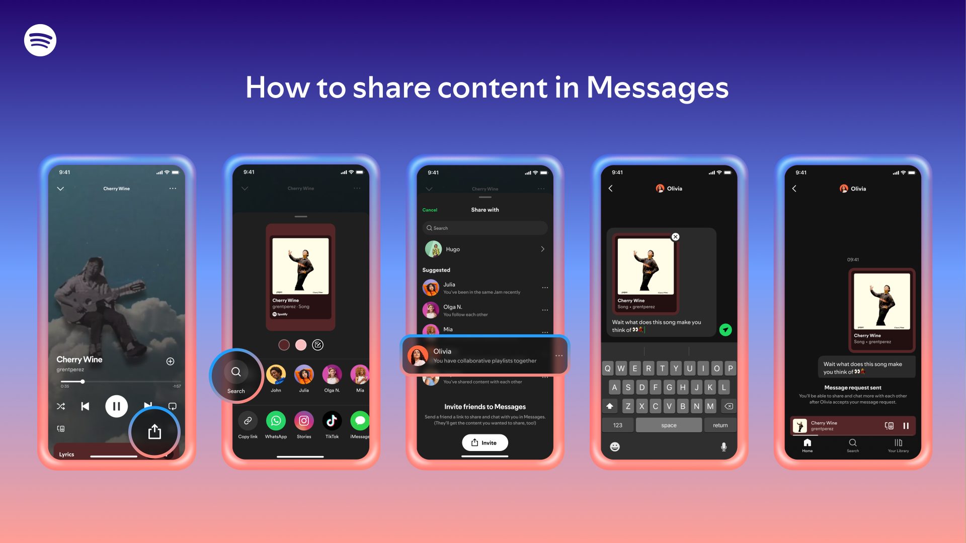 Spotify Perkenal Ciri ‘Messages’ – Kongsi Kandungan Terus Dalam Aplikasi