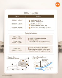 Xiaomi Pamer Siri 17T Sempena KL Festival 2026 Di Bangunan Sultan Abdul Samad