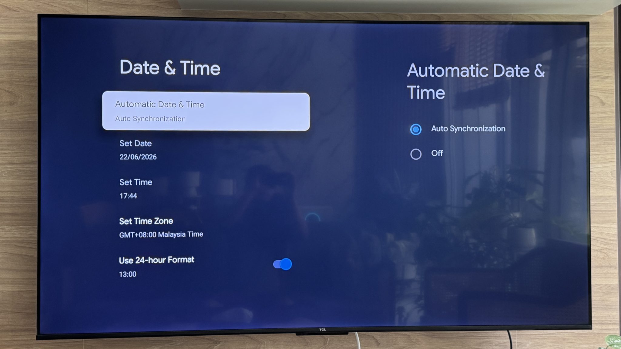 android tv takde internet 1