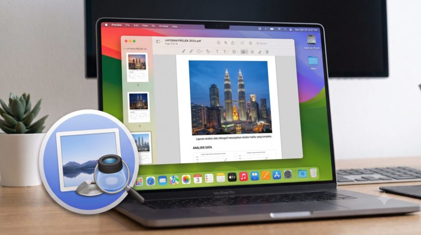 cara masukkan imej dalam pdf di mac
