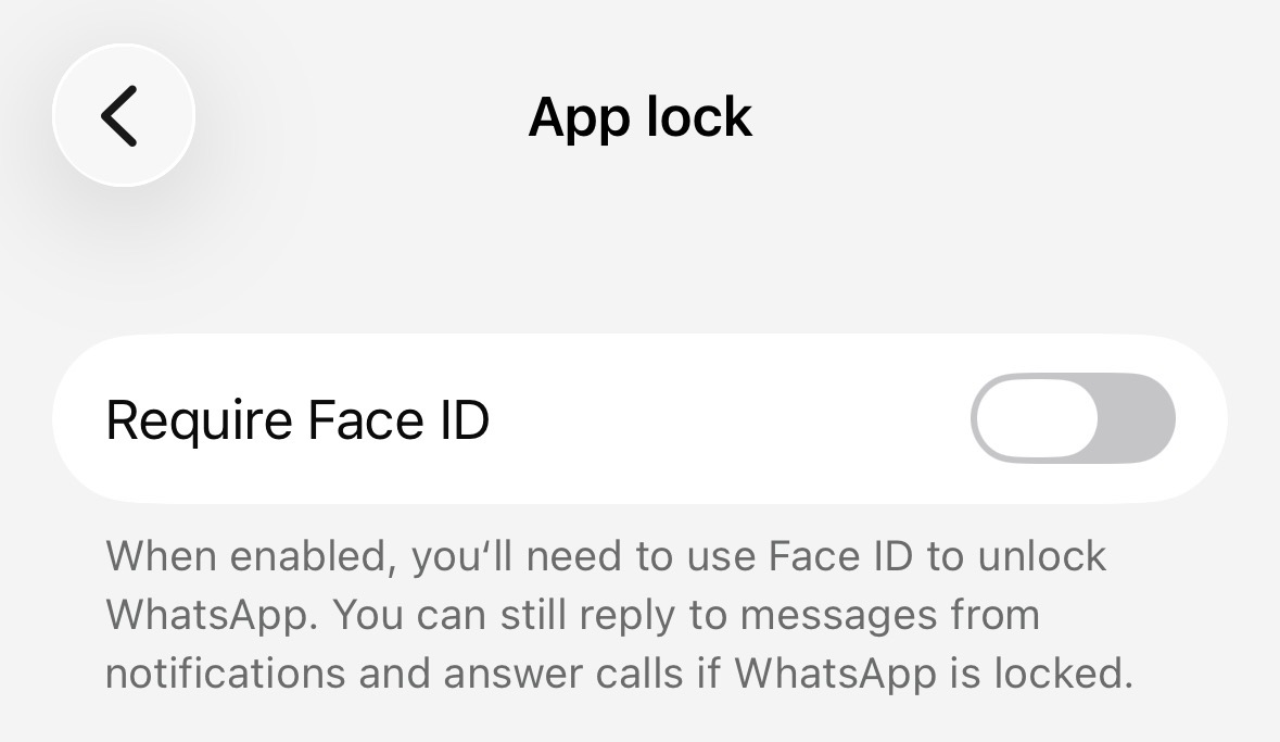 elak whatsapp kena hack app lock
