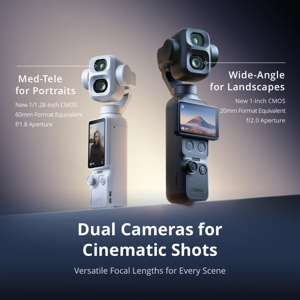 DJI Osmo Pocket 4P Kini Rasmi – Dilengkapi Dwi-Lensa, Harga Bermula RM2,419