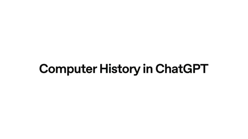 computer history chatgpt