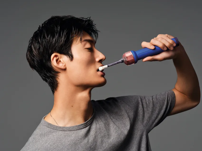 Dyson CameraJet, product in-use, model imagery, JPEG, PSD