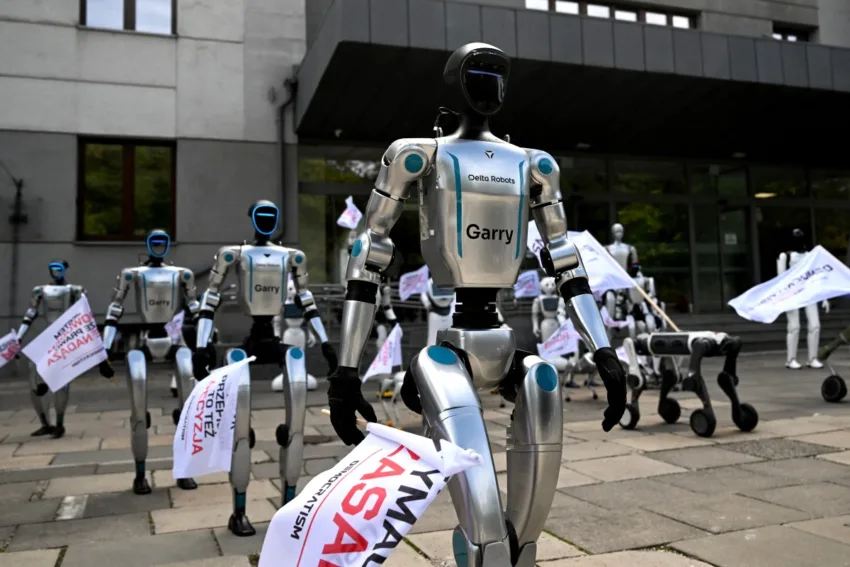 Robot Buat Protes Jalanan, Tuntut Kawal Selia AI Dan Perlindungan Pekerja