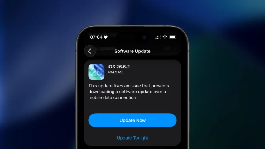 Apple Lancarkan iOS 26.6.2, Baiki Isu Muat Turun Kemas Kini Guna Data Selular
