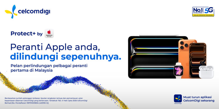 CelcomDigi tawar Protect+ dengan AppleCare Services