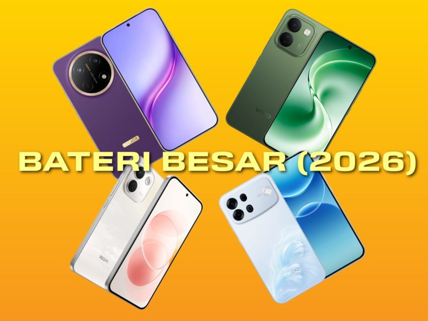 4 Telefon Bateri Besar Bagi Tahun 2026
