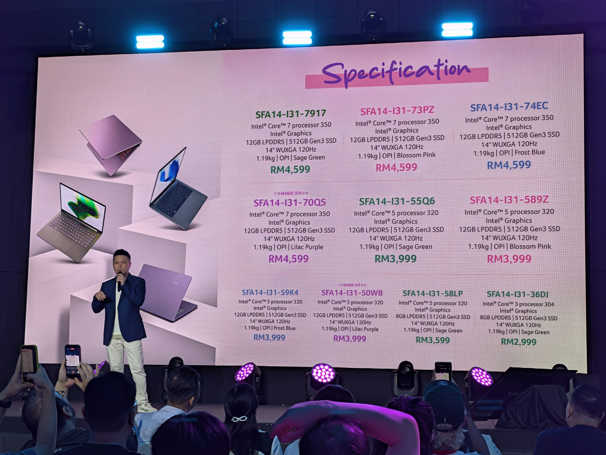 Acer Lancar Swift Air 14, Laptop Ringan Dan Nipis Mampu Milik Dengan Bateri 19 Jam