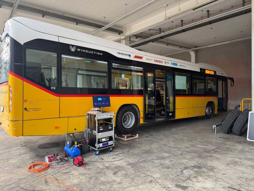 Syarikat Swiss Bangunkan Bas Elektrik Dicas Melalui Tayar