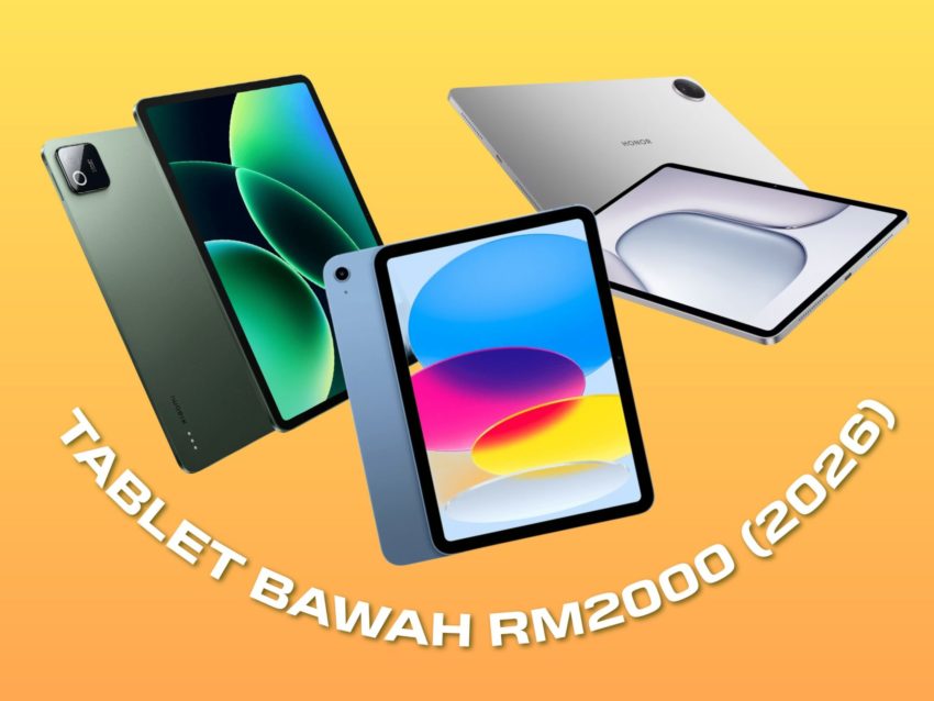 3 Tablet Berbaloi Bawah RM2000