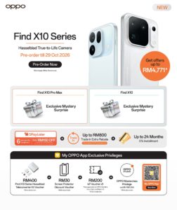 Find X10 Promo KV
