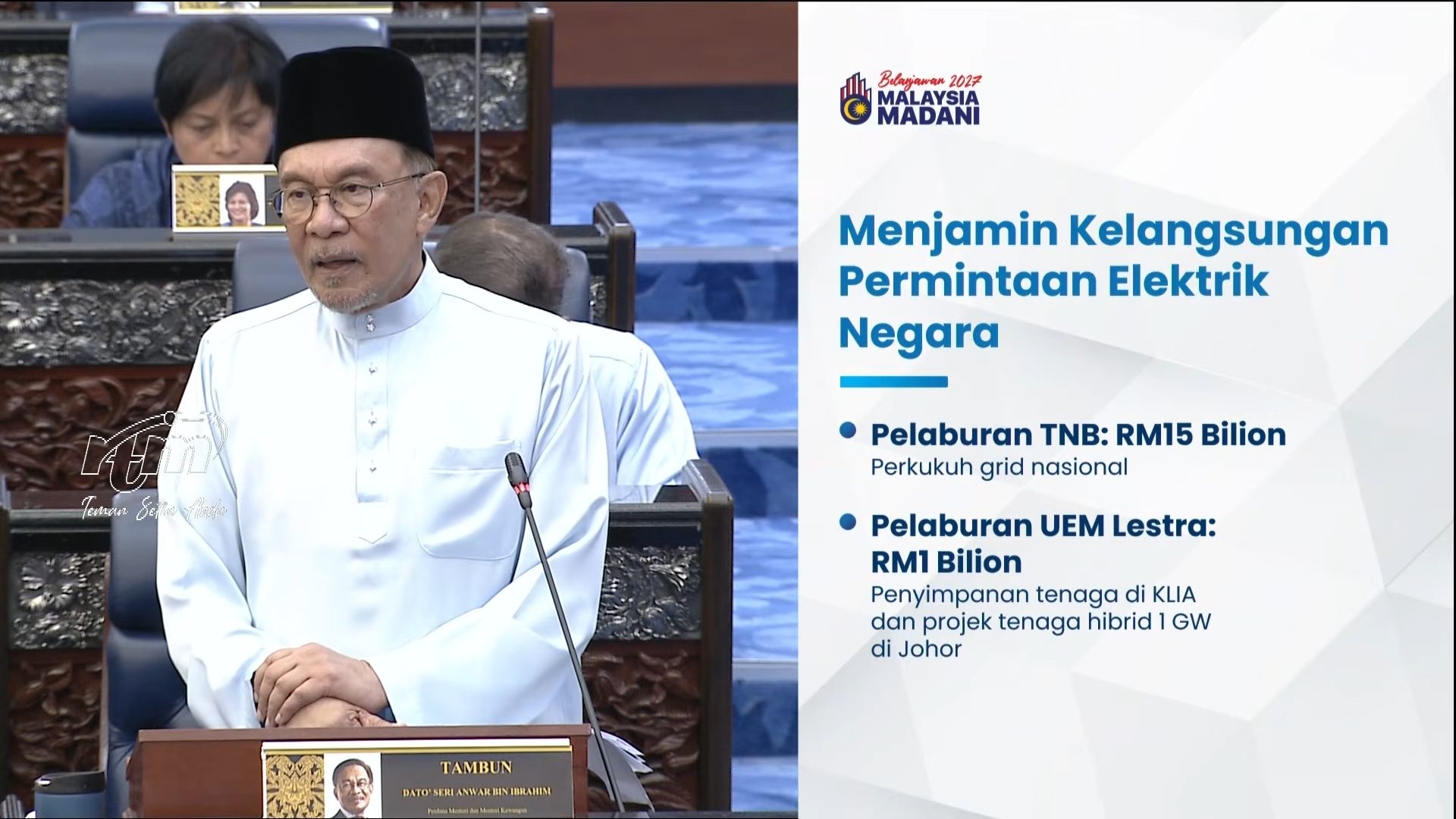 TNB Labur RM15 Bilion Perkukuhkan Grid Nasional