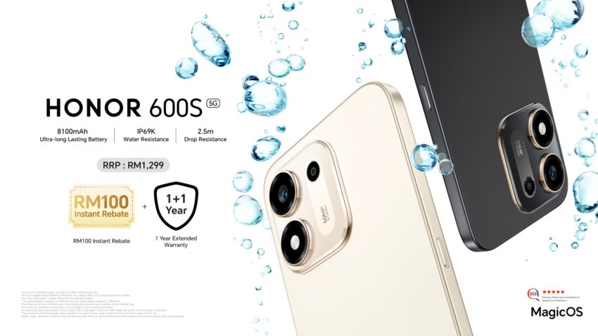 HONOR 600S Now Available in Malaysia KV