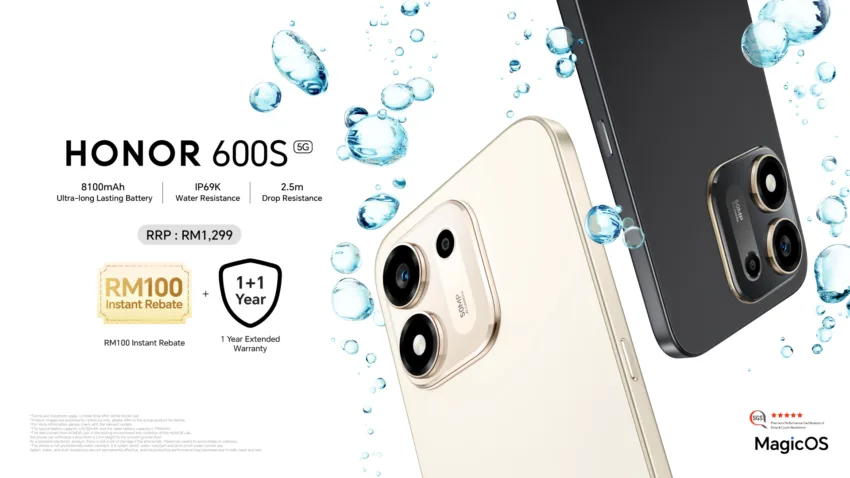HONOR 600S Now Available in Malaysia KV