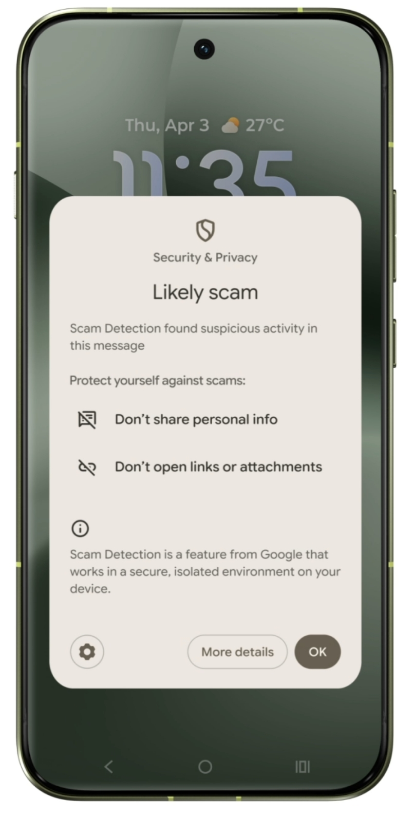 Google Umum Ciri Keselamatan Baharu Untuk Pengguna Android Tangani Scammer