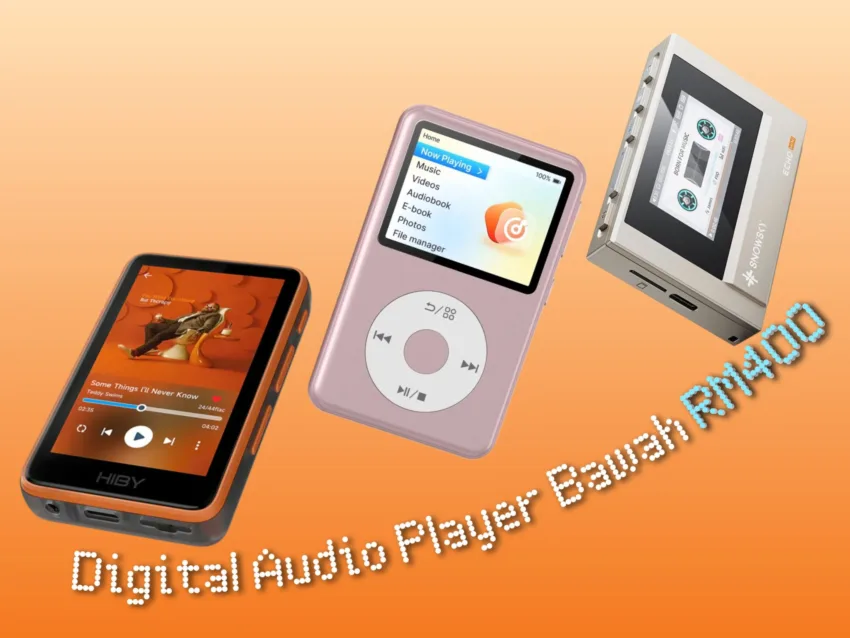3 Digital Audio Player Bawah RM400
