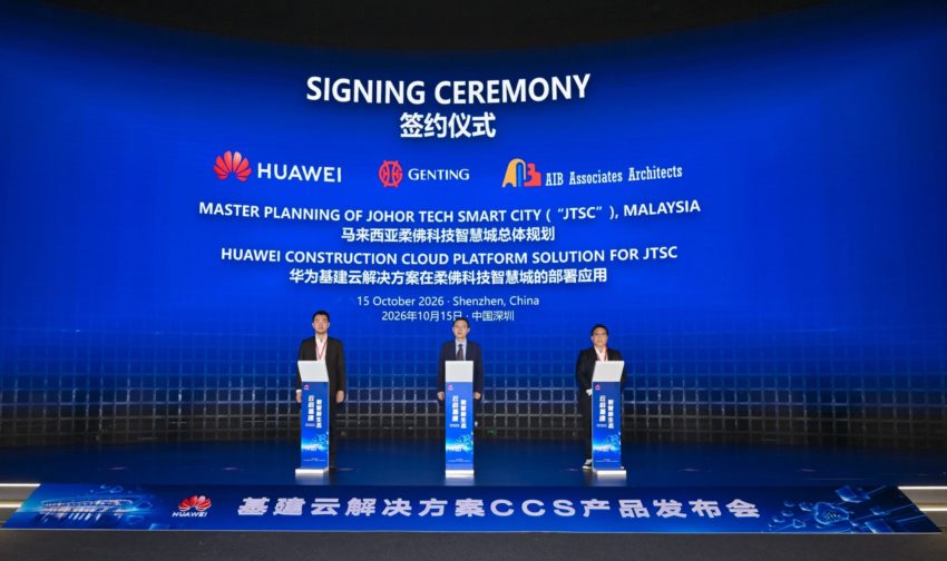 Genting Dan Huawei Akan Bersama Bangunkan Bandar Pintar Teknologi Di Johor
