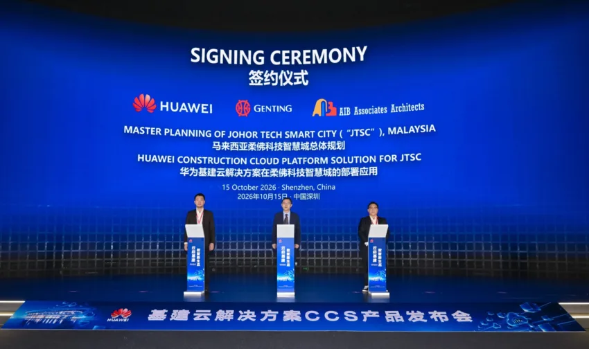 Genting Dan Huawei Akan Bersama Bangunkan Bandar Pintar Teknologi Di Johor