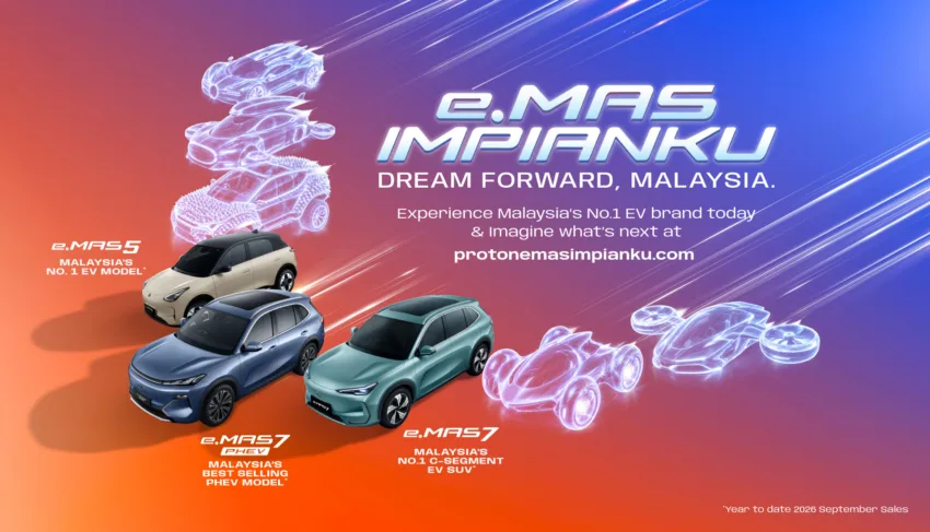 Reka Proton e.MAS Impian Guna AI, Pengguna Berpeluang Miliki Model 3D Rekaan Sendiri