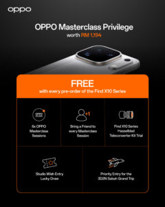 OPPO Masterclass Privilege Promo
