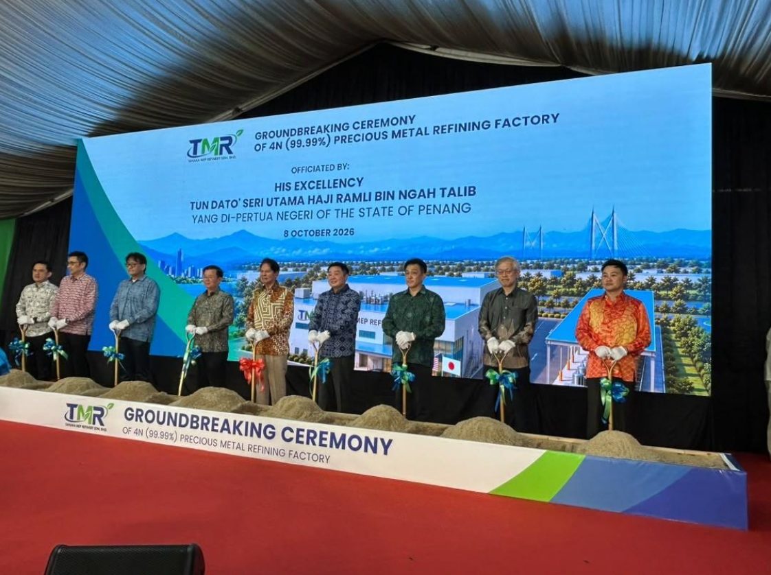Kilang Penapisan Logam Bernilai Tinggi Pertama Malaysia Dibina Di Pulau Pinang