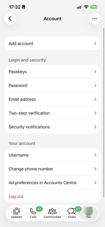 Tekan Two-step verification.