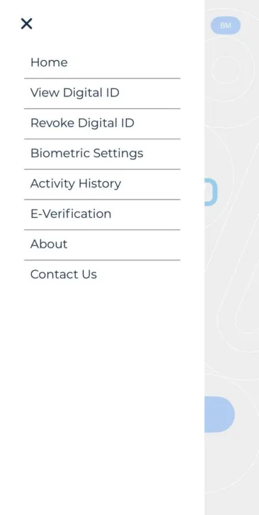 Pergi ke bahagian 'Menu' dan pilih 'Revoke Digital ID'.