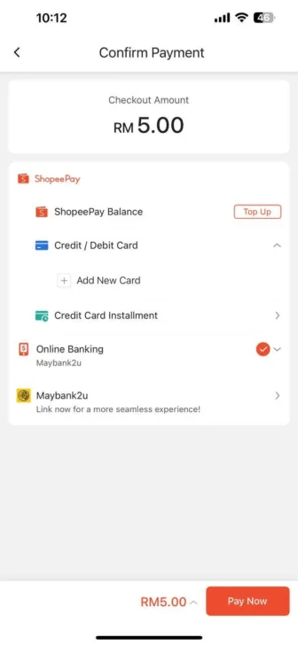 Pilih kaedah pembayaran dan selesaikan transaksi. Kod QR bagi eSIM akan dihantar ke alamat e-mel anda atau boleh dapatkan QR tersebut pada bahagian 'My Order'.