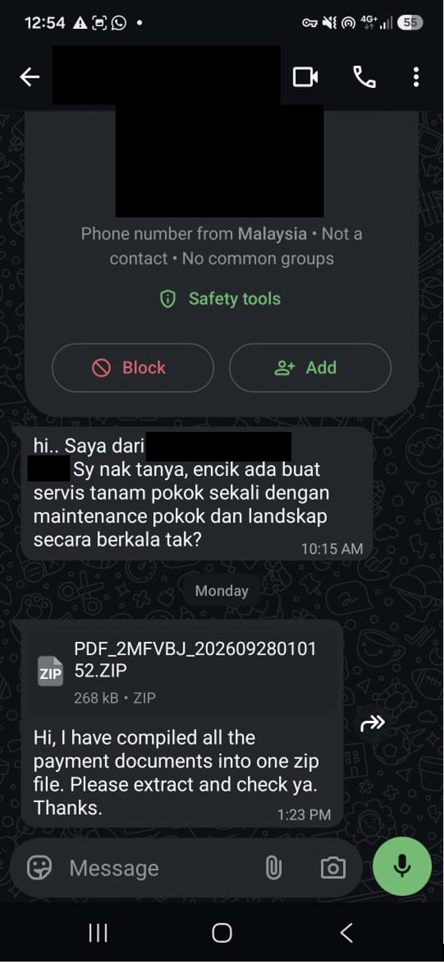MyCERT info issue WhatsApp Trojan_1